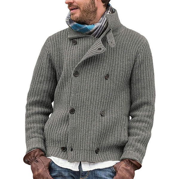 Stylische Herren Strickjacke mit Knöpfen