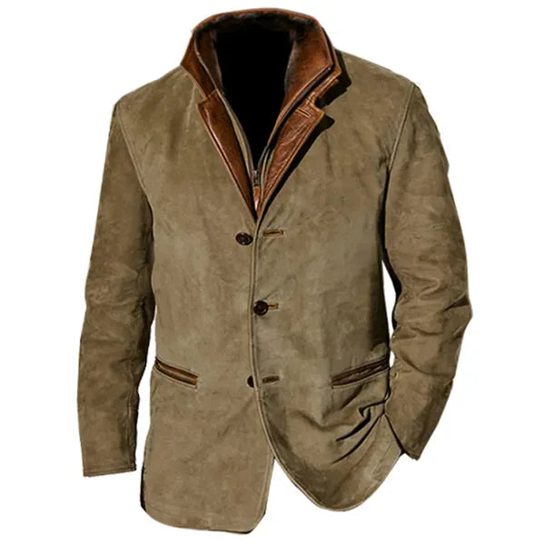 Herren Klassisch Buckskin Jacke