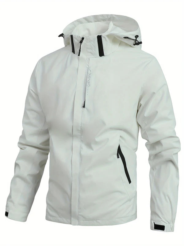 Herren Wasserdichte Winddichte Regenjacke