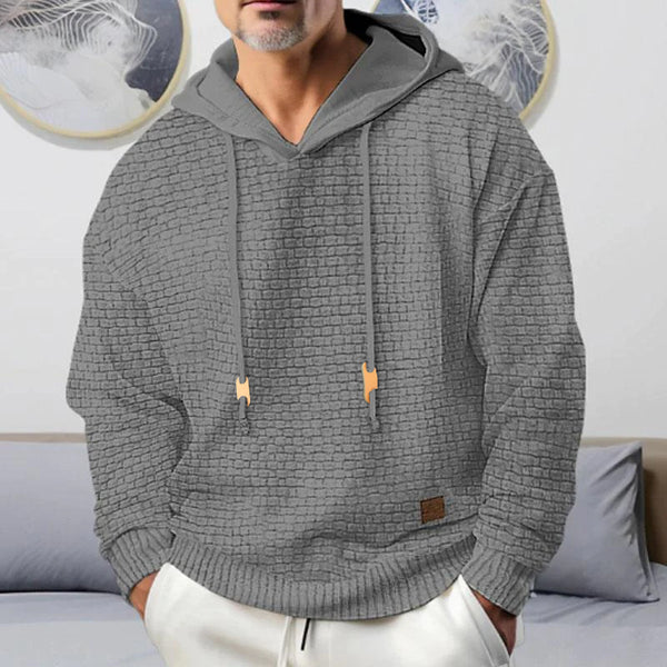 Herren Freizeit Kapuzenpullover mit Langarm