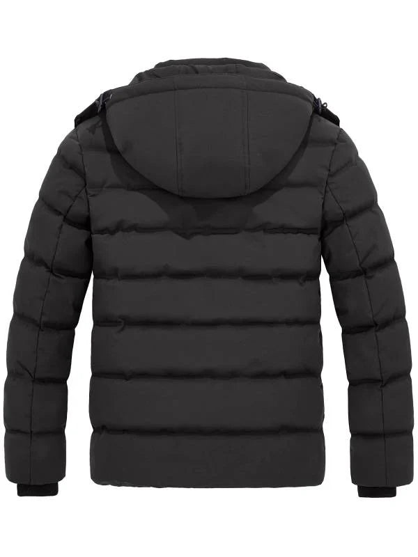 Modische wasserdichte Winterjacke mit Kapuze für Herren