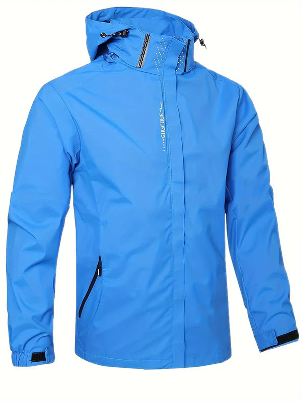 Herren Wasserdichte Winddichte Regenjacke