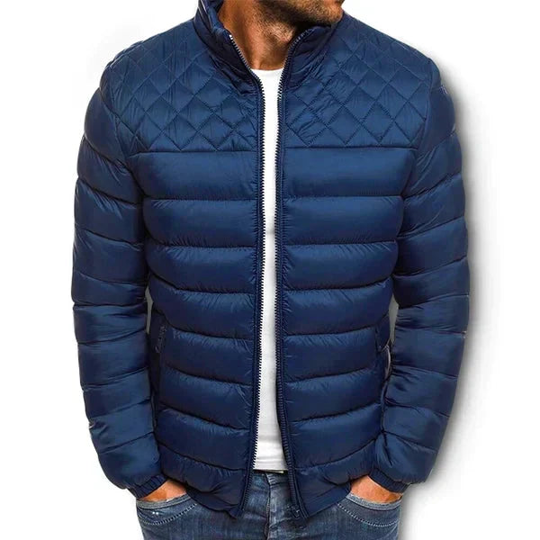 Herren Muster Herbst Winter Jacke