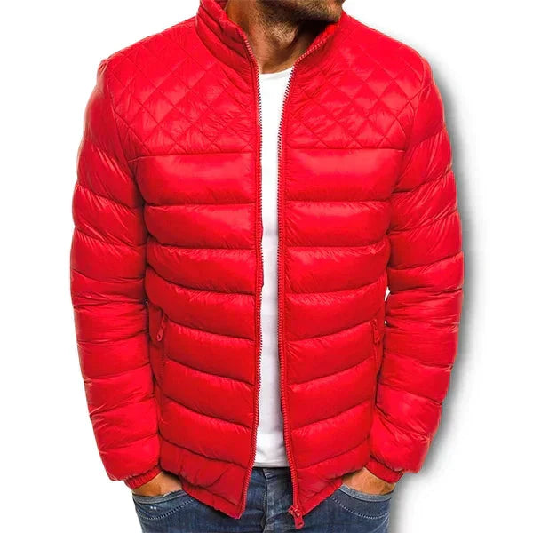 Herren Muster Herbst Winter Jacke