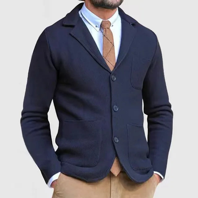 Herren Luxuriöser Wollblazer