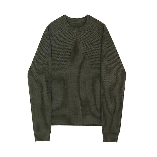 Übergröße-Rippstrickpullover für Männer