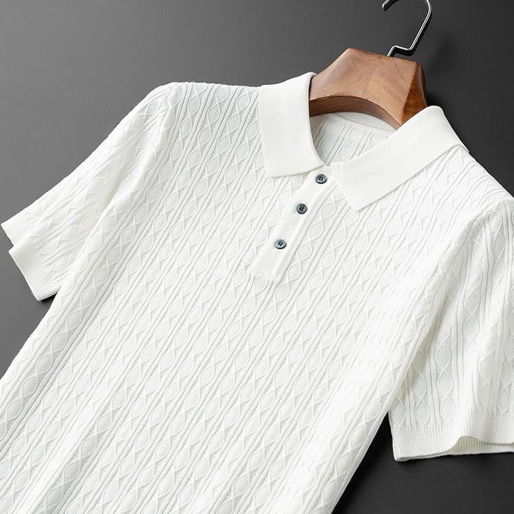 Herren Diamant Knit Polo