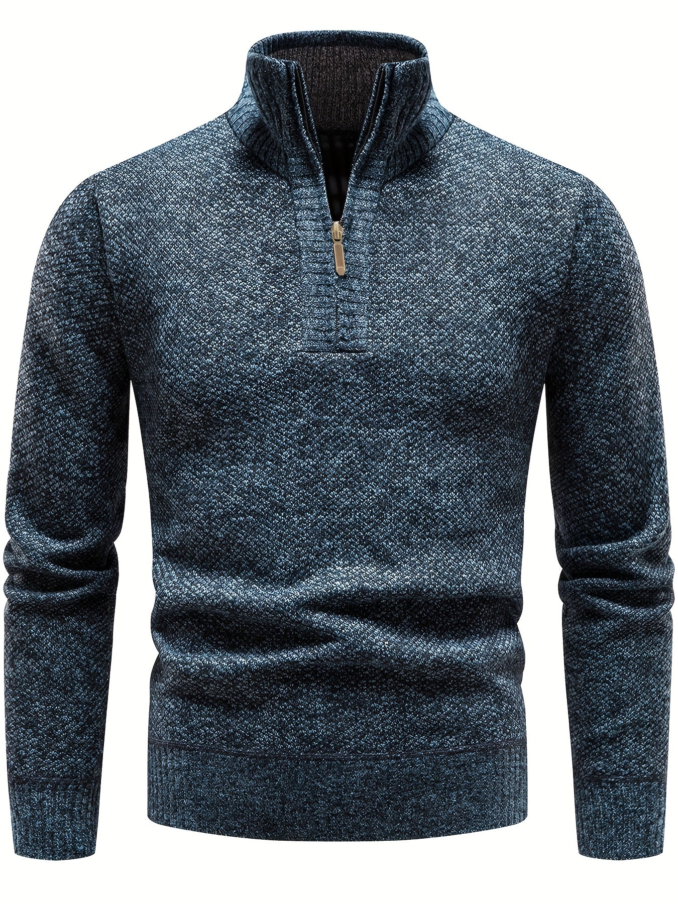 Herren Halbzip-Pullover mit Rollkragen