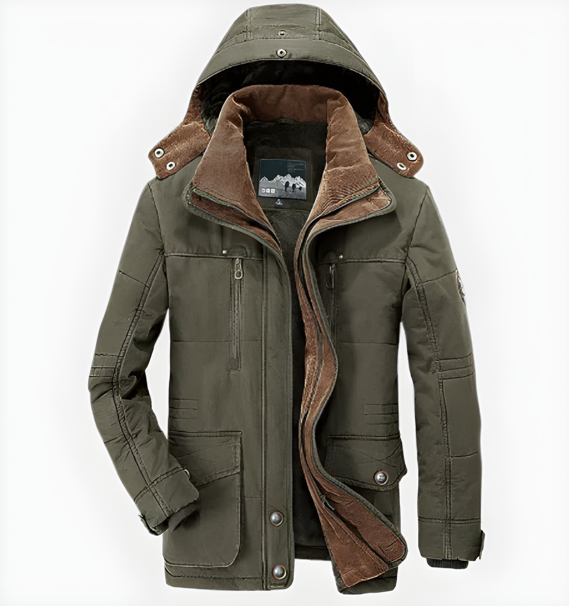 Trendige Herren-Winterjacke mit Vlies-Futter