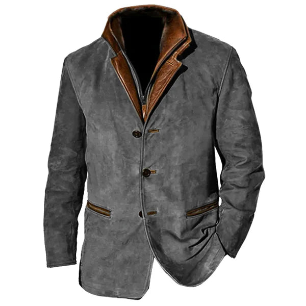 Herren Klassisch Buckskin Jacke