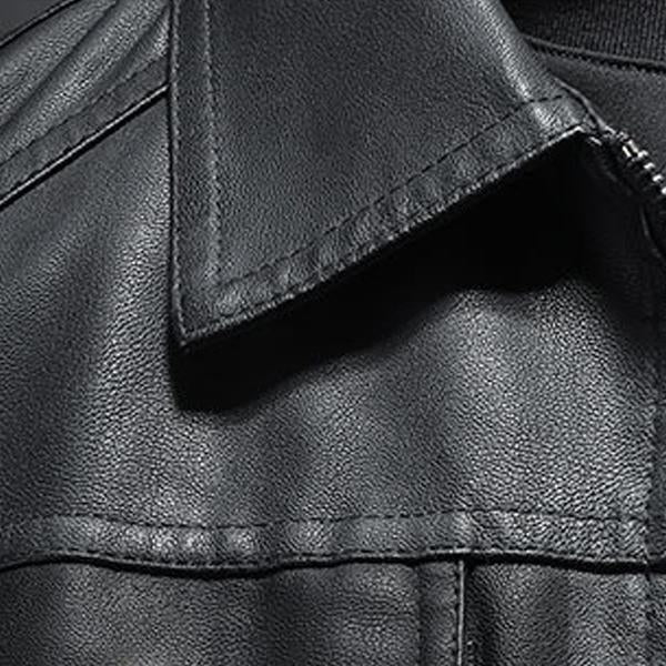 Bikerjacke aus Leder für Herren