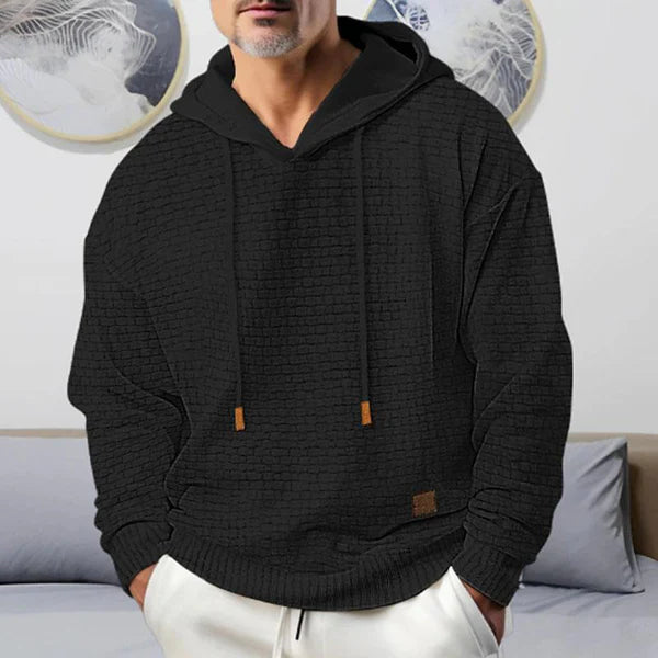 Herren Freizeit Kapuzenpullover mit Langarm