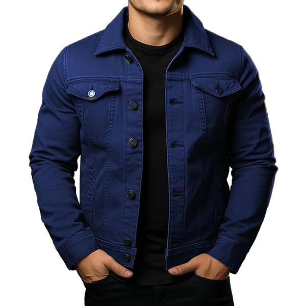 Klassische Herren Jeansjacke