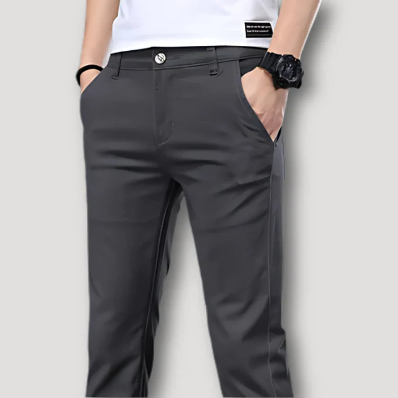 Schlank Passform Chino-Hose für Herren