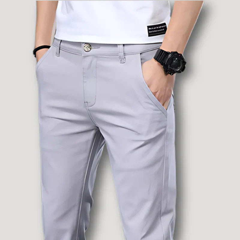 Schlank Passform Chino-Hose für Herren