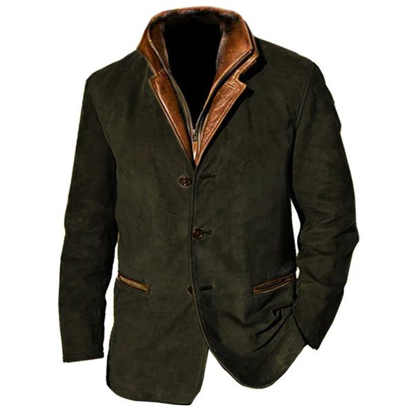 Herren Klassisch Buckskin Jacke